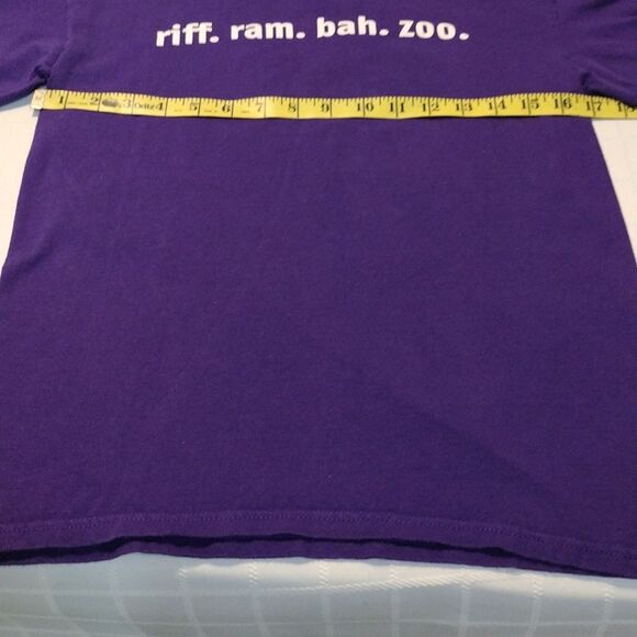 Gildan Purple Texas Christian University "riff. ram. bah. zoo." Shirt! - Picture 11 of 13